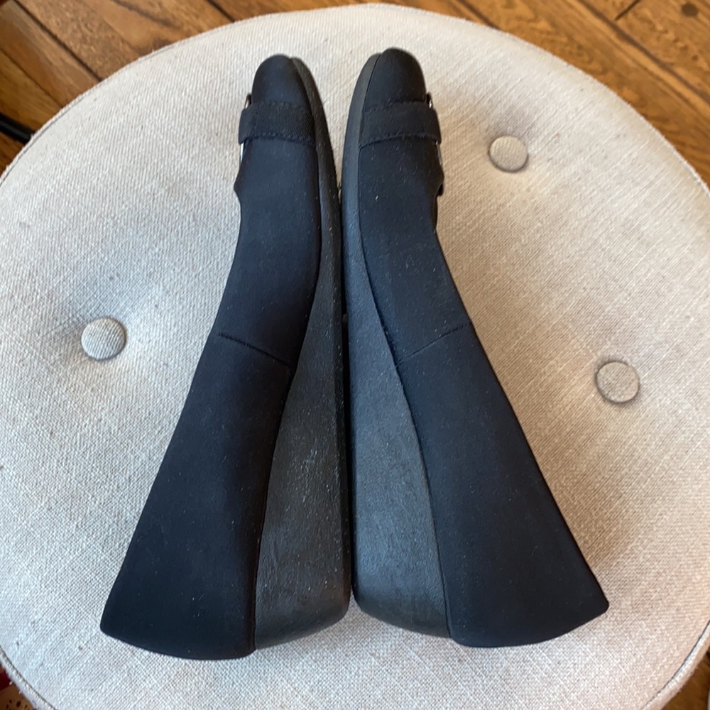 Chinese Laundry Bail 1.5" Wedge Black Slip On Flats Ballerina 8.5M - Picture 12 of 13